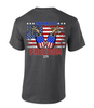 Patriot Pride Reckless Patriot Men's 4th of July Graphic T-Shirt - 1776 Cheers To Freedom, Patriotic Drinks Design