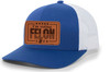 Trenz Shirt Company Political I'm Voting Felon 2024 Embroidered Leather Patch Trucker Snapback Hat