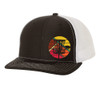 Disc Golf Goal Target Retro Mens Embroidered Mesh Back Trucker Hat