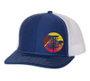 Disc Golf Goal Target Retro Mens Embroidered Mesh Back Trucker Hat