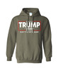 Trenz Shirt Company Political Trump 2020 Elect That MF'er Again Adult Hooded Pullover Black