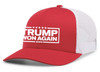 Trenz Shirt Company Trump Hat Trump Won Again 2024 Mesh Back Embroidered Trucker Hat