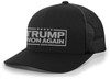 Trenz Shirt Company Trump Hat Trump Won Again 2024 Mesh Back Embroidered Trucker Hat