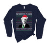 DeSantis Claus Womens Funny Christmas Tshirt Funny Holiday Festive Ladies Tacky Christmas Sweater Long Sleeve DeSantis T-shirt Graphic Tee