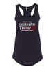 Political Trump 2020 Georgia for Trump Ladies Racerback Tank Black