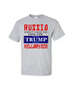 Political Trump 2020 Russia Didn't Make Me Vote for Trump Adult Short Sleeve Tee Shirt Sports Gray