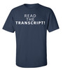 Political Read the Transcript! Donald Trump Short Sleeve T-shirt