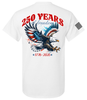 Patriot Pride Reckless Patriot Men's Graphic T-Shirt - America's 250 Years of Freedom 1776-2026, Soaring Eagle Design