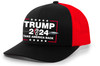 Trenz Shirt Company Trump 2024 Take America Back Bullet Ear Embroidered Trucker Hat