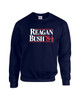 Reagan Bush '84 Political Campaign Retro Crewneck Sweatshirt President Presidential 80's Republican Conservative Ronald George