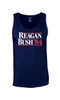 Trenz Shirt Company Ronald Reagan Bush '84 Cool Retro Tank Top Black