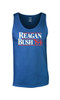 Trenz Shirt Company Ronald Reagan Bush '84 Cool Retro Tank Top Black