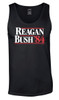 Trenz Shirt Company Ronald Reagan Bush '84 Cool Retro Tank Top Black