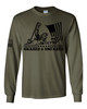 Trenz Shirt Company 2024 Trump Assassination Grazed And Unfazed Long Sleeve Mens Graphic T-Shirt