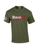 Funny Rogan '24 Patriotic American Flag Sleeve Mens Short Sleeve T-shirt Graphic Tee