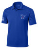Trenz Shirt Company Mens Trump 2024 Golf Clubs Embroidered Golf Polo