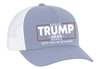 Trenz Shirt Company Political Elect That MF'ER Again Trump 2024 Embroidered Trucker Mesh Snapback Hat
