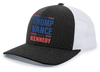 Trenz Shirt Company Mens Kennedy Trump Vance Stars Mesh Back Trucker Hat