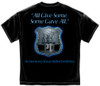 All Gave Some Law Enforcement Law Enforcement 100% Cotton Black T-Shirt