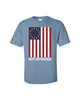 Patriotic Betsy Ross Flag Not Offended Adult Short Sleeve Tee Shirt Black