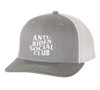 Anti-Biden Social Club Funny Trump Men's Embroidered Mesh back Trucker Hat