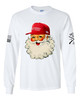 Trenz Shirt Company Trump Christmas Tshirt Santa Claus MAGA Long Sleeve T-shirt