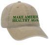 Trenz Shirt Company MAHA Hat Make America Healthy Again Nutrition and Wellness Twill Dad Hat Baseball Cap