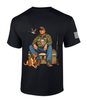 Patriot Pride Trump Hunting T-shirt Trump Hunting Dog Mallard Short Sleeve T-shirt