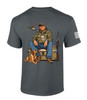 Patriot Pride Trump Hunting T-shirt Trump Hunting Dog Mallard Short Sleeve T-shirt