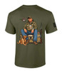 Patriot Pride Trump Hunting T-shirt Trump Hunting Dog Mallard Short Sleeve T-shirt