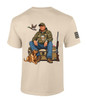 Patriot Pride Trump Hunting T-shirt Trump Hunting Dog Mallard Short Sleeve T-shirt