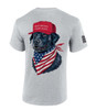 Patriot Pride Trump Hunting T-shirt Patriotic Black Lab Make America Great Again Short Sleeve T-shirt