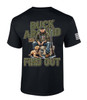 Patriot Pride Trump Hunting T-shirt Trump Deer Hunting Buck Around And Find Out Trump 2024 Short Sleeve T-shirt