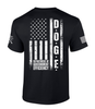 Patriot Pride Mens D.O.G.E Department Of Government Efficiency Distressed Flag Short Sleeve T-Shirt
