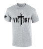 Trenz Shirt Company Mens Christian Victory Cross Jesus Short Sleeve T-shirt