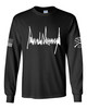 Patriot Pride Trump T-shirt Donald Trump Signature American Flag Long Sleeve T-shirt