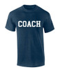 Trenz Shirt Company Coach T-shirt Sports Team Head Coach Front and Back Short Sleeve T-shirt