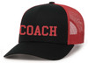 Trenz Shirt Company Coach Hat Mens Head Coach Sports Team Color Coach Embroidered Trucker Hat