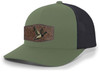 Heritage Pride AG Hat Co. Mens Patch Hat Flying Mallard Duck Embroidered Patch Mesh Back Trucker Hat