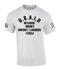 Patriot Pride Mens Funny Because Money Doesn't Launder Itself U.S.A.I.D Short Sleeve Tshirt