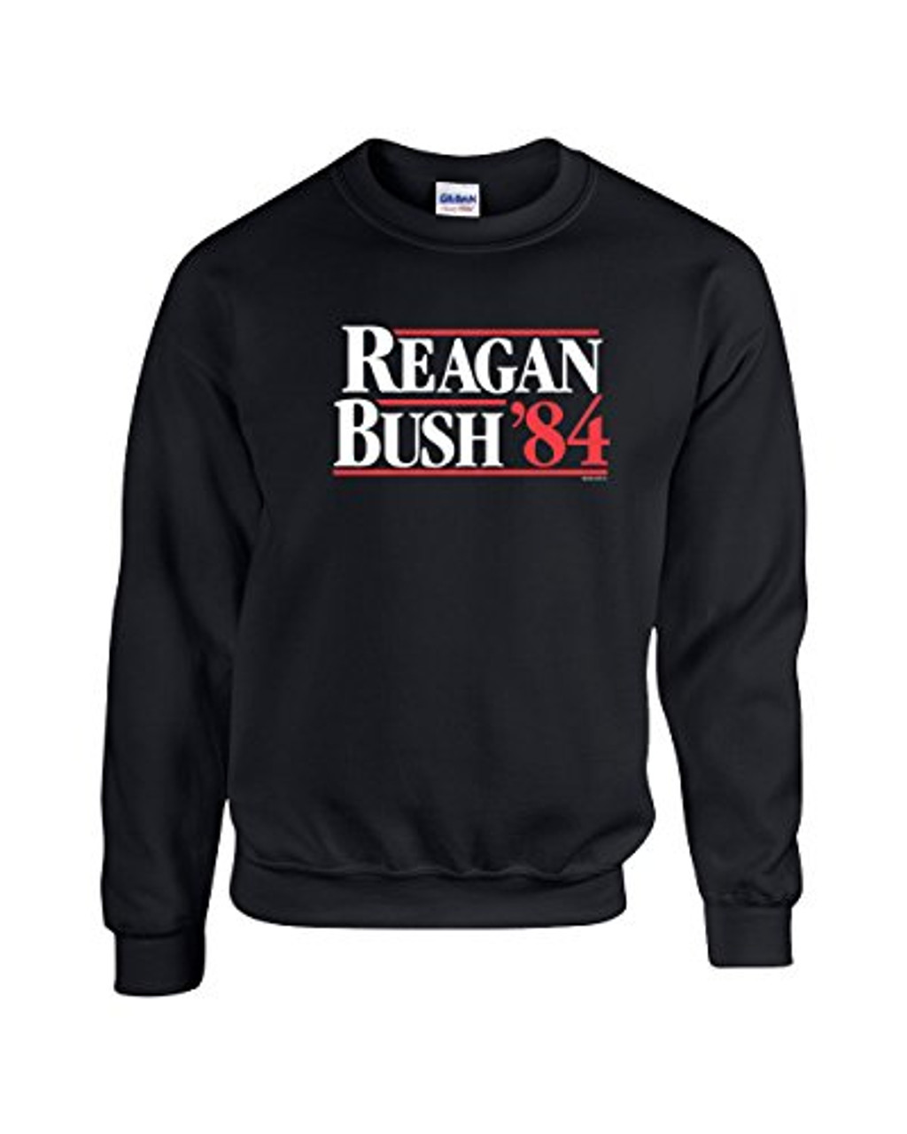 Reagan Bush '84 Political Campaign Retro Crewneck Sweatshirt President  Presidential 80's Republican Conservative Ronald George