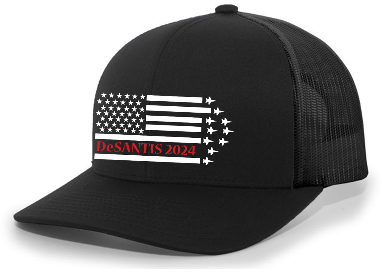 DeSantis Airlines Mens Trucker Hat Patriot Pride Embroidered DeSantis Hat  Baseball Cap - Patriot Pride