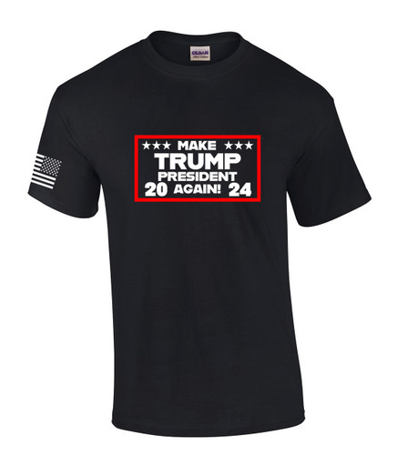 Make Trump President Tshirt Funny Mens 2024 Short Sleeve T-shirt Graphic Tee