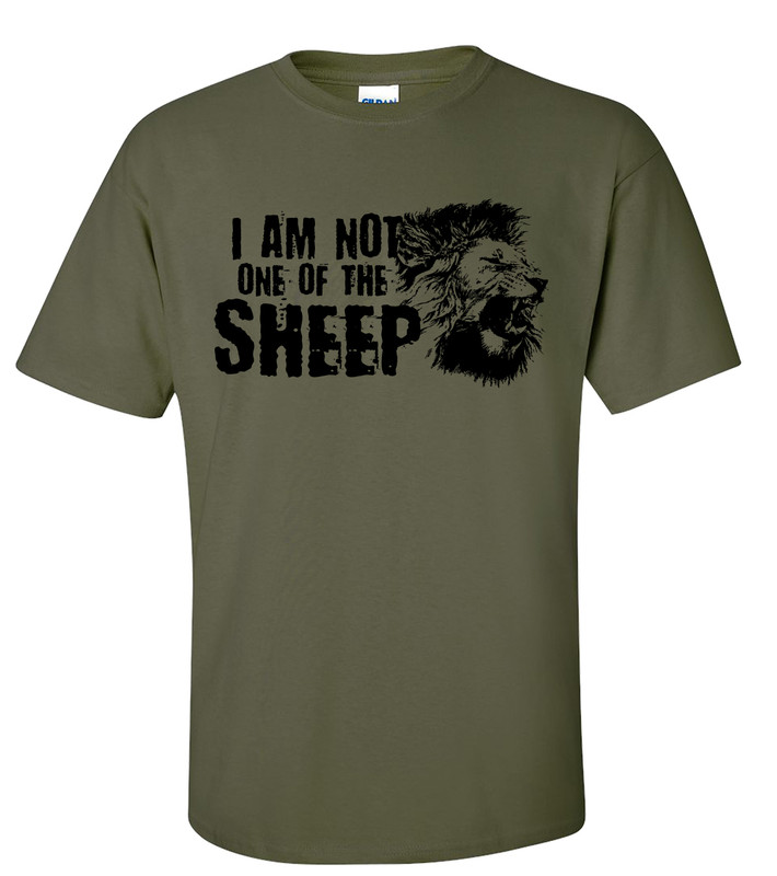 I Am Not One Of The Sheep Unisex Short Sleeve T-shirt