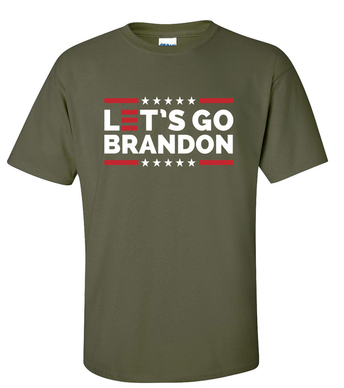 Let's Go Brandon Patriotic FJB Funny Political Men's Short Sleeve T-shirt  Graphic Tee - Patriot Pride