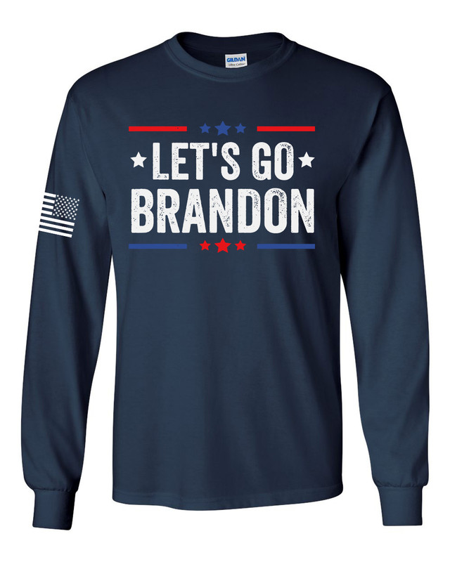 Let's Go Brandon Patriotic FJB Funny Political Men's Short Sleeve T-shirt  Graphic Tee - Patriot Pride