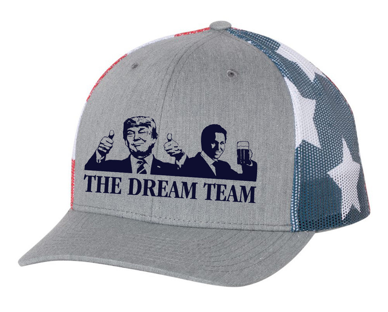 The Dream Team Funny Mens Embroidered Mesh Back Trucker Hat Baseball Cap