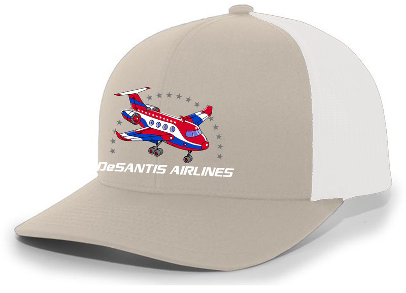 DeSantis Airlines Mens Trucker Hat Patriot Pride Embroidered DeSantis Hat  Baseball Cap - Patriot Pride