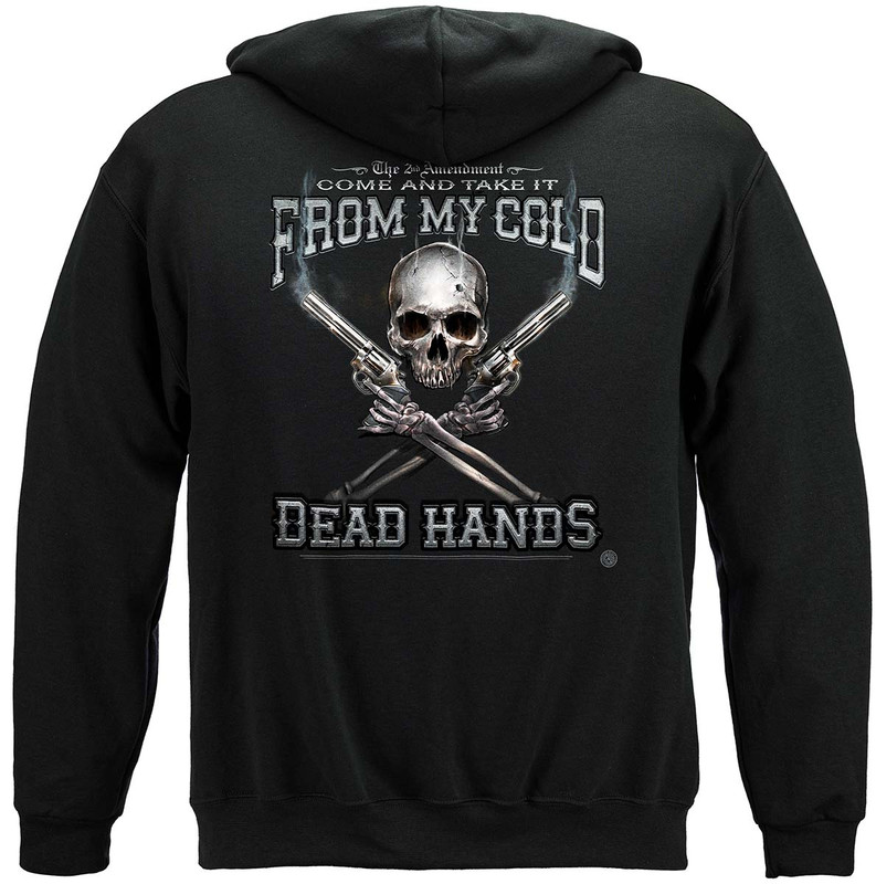 2nd Amendment Come And Take It From My Cold Dead Hands 2nd Amendment 8oz 50/50 Black Hooded Sweat Shirt