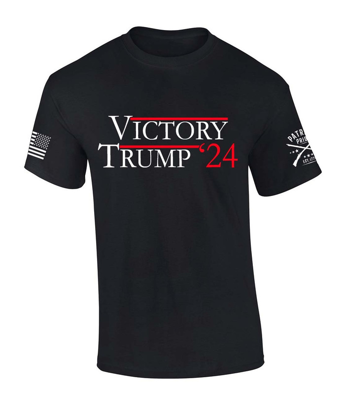 Trenz Shirt Company Trump Tshirt Victory Trump 2024 Short Sleeve T-shirt